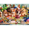 Puzzle 1000 pièces : Chiots Dessert - Castorland