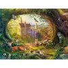 Puzzle 1000 pièces : Château de conte de fées dans la forêt - Schmidt