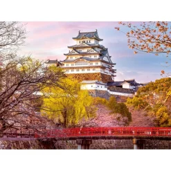 Puzzle 1000 pièces : Château de Himeji, Japon - Ravensburger