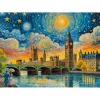 Puzzle 1000 pièces : Ciel impressionniste au-dessus de Londres - CherryPazzi