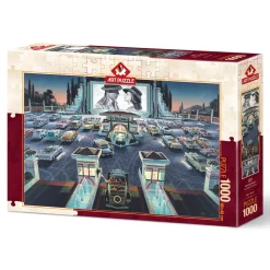 Puzzle 1000 pièces : Cinéma en plein air - Art Puzzle