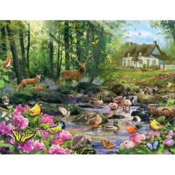 Puzzle 1000 pièces : Clairière des bois - Gibsons