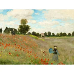 Puzzle 1000 Pièces : Claude Monet : Champ de Coquelicots - EnjoyPuzzle