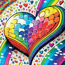 Puzzle 1023 pièces : Coeur de mosaïque - Yazz puzzle