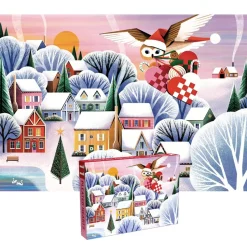 Puzzle 1000 pièces : COEURS PLISSÉS - Penny Puzzle