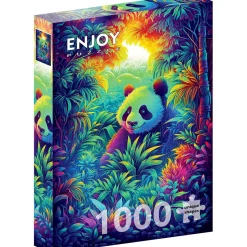 Puzzle 1000 Pièces : Coin Panda - EnjoyPuzzle