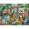Puzzle 1000 pièces : Collage de forêt - EnjoyPuzzle