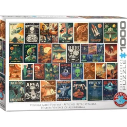Puzzle 1000 pièces : Collage Invasion Extraterrestre - Eurographics