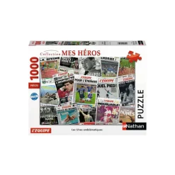 Puzzle 1000 pièces : Collection Mes Héros - L'équipe - Nathan