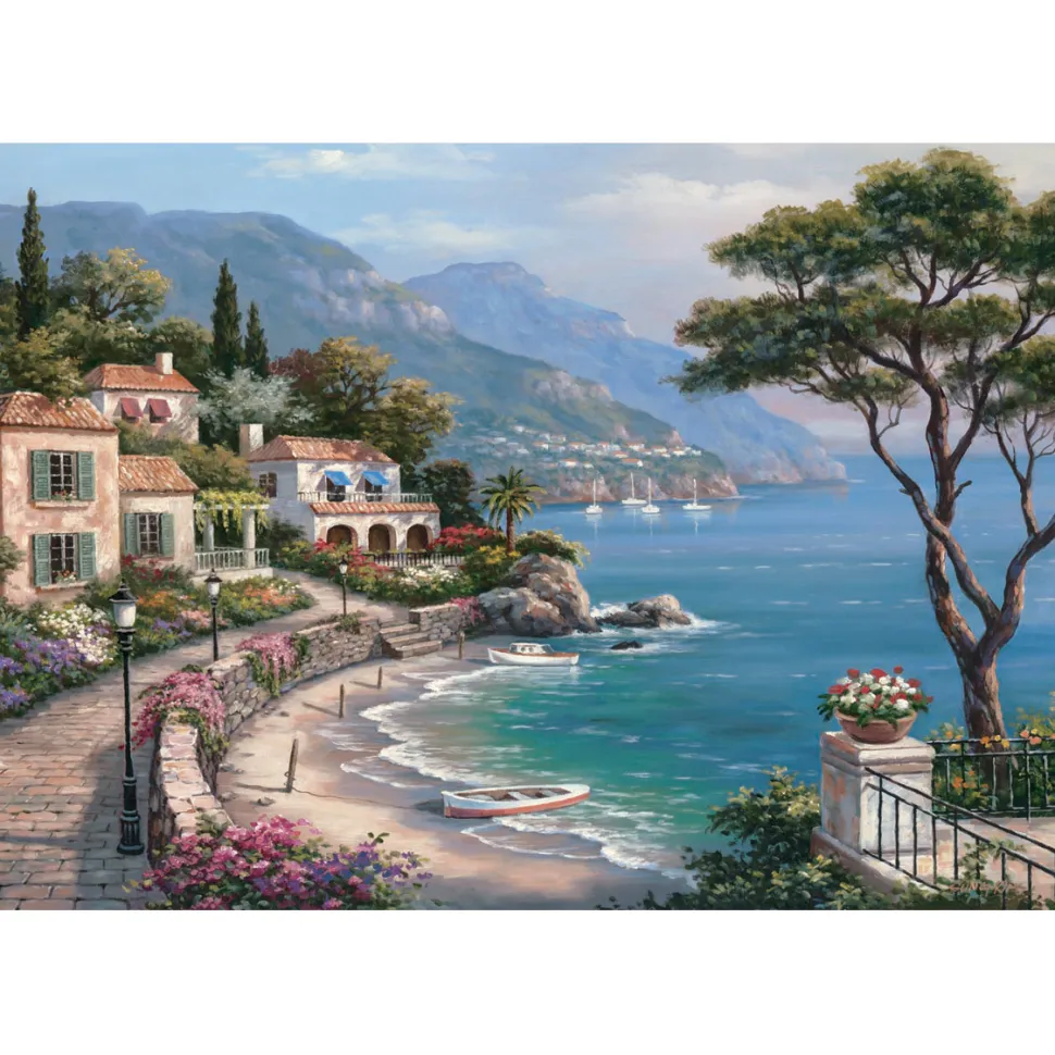 Puzzle 2000 pièces : Collines en bord de mer - Anatolian