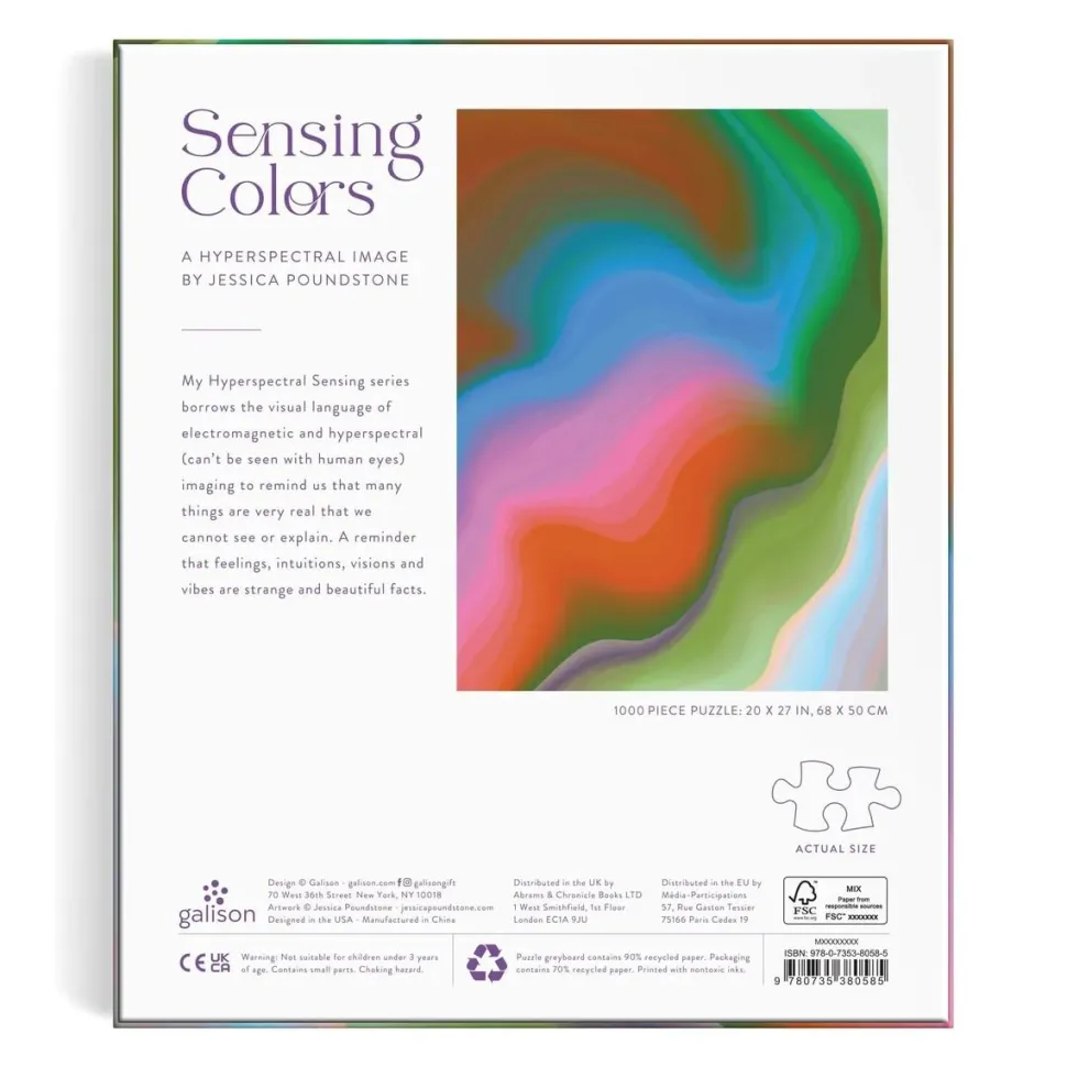 Puzzle 1000 pièces : colorimétrie - Galison