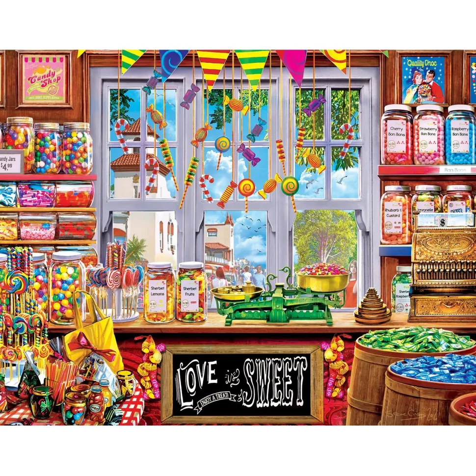 Puzzle 750 pièces : Commerçants - L'amour est doux - Master Pieces