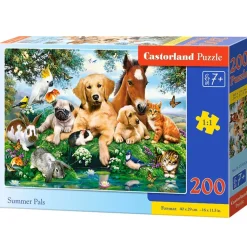Puzzle 200 pièces : Copains d'été - Castorland