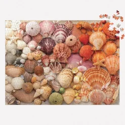Puzzle 1000 pièces : Coquillages sous le soleil - Galison