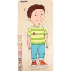 Puzzle 29 pièces : Corps humain "Garçon" - Hape