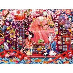 Puzzle 500 pièces : Cérémonie du thé au Japon - Schmidt