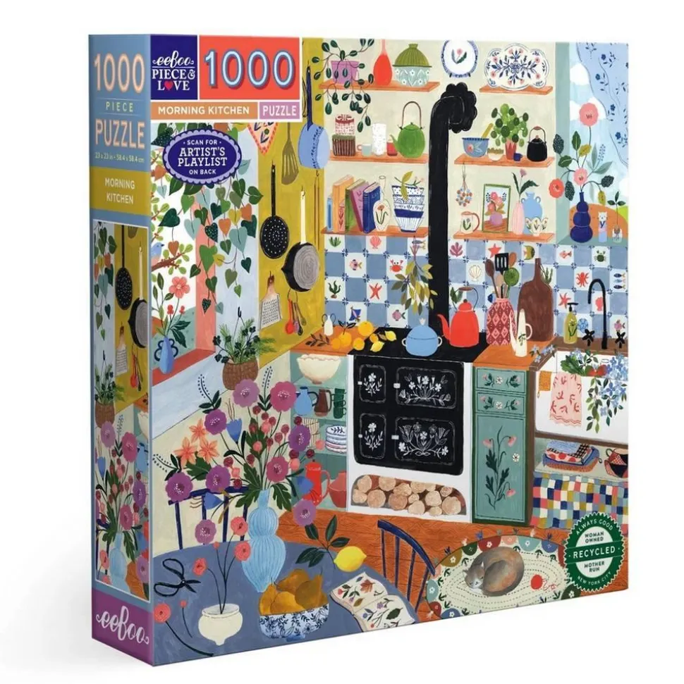 Puzzle 1000 pièces : Cuisine du matin - Eeboo