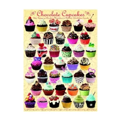 Puzzle 1000 pièces : Cupcakes au chocolat - Eurographics