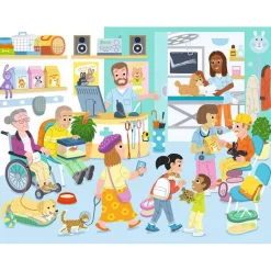 Puzzle 30 pièces : Dans la clinique vétérinaire - Nathan