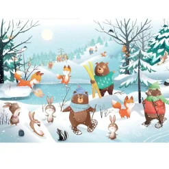 Puzzle 54 pièces - Dans la Neige - Sentosphère