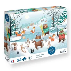 Puzzle 54 pièces - Dans la Neige - Sentosphère