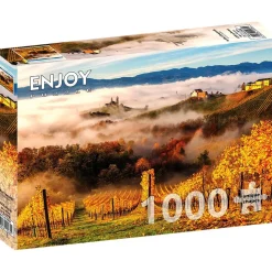 Puzzle 1000 pièces : Dans les vignes - EnjoyPuzzle