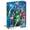 Puzzle 500 pièces : DC Comics - Justice League - Clementoni