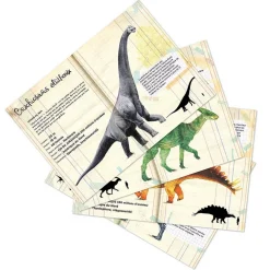 Puzzle 500 pièces : dinosaures + 22 fiches pédagogiques illustrées - Vilac