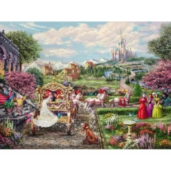 Puzzle 1000 pièces : Disney - Cendrillon Happily Ever After - Thomas Kinkade - Schmidt
