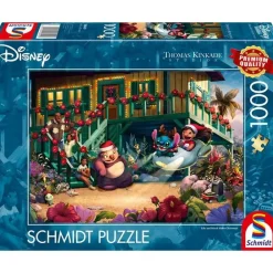 Puzzle 1000 pièces : Disney, Lilo et Stitch Aloha Noël - Schmidt