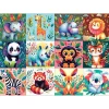 Puzzle 1000 pièces : DIVERSITÉ DE LA FAUNE SAUVAGE - JaCaRou