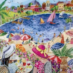 Puzzle 1000 pièces : Déjeuner au bord de la mer - Eeboo