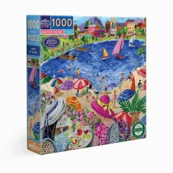 Puzzle 1000 pièces : Déjeuner au bord de la mer - Eeboo