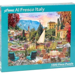 Puzzle 1000 pièces : Dîner en plein air en Italie - Vermont Christmas Company