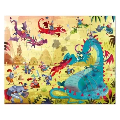 Puzzle 54 pièces : Dragons - Janod