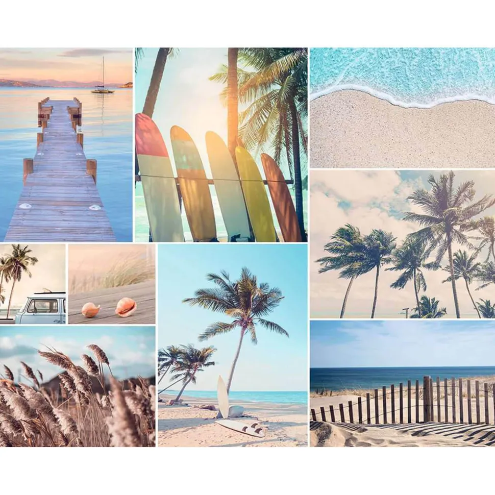 Puzzle 2000 pièces : En bord de plage - Nathan