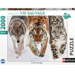 Puzzle 2000 pièces : en terre sauvage - Nathan