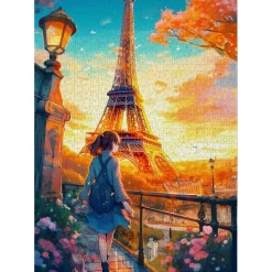 Puzzle 1000 pièces : Envie de voyager à Paris - EnjoyPuzzle