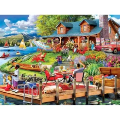 Puzzle 550 pièces : Escapades à la campagne - La cabane isolée - Master Pieces