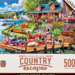 Puzzle 550 pièces : Escapades à la campagne - La cabane isolée - Master Pieces