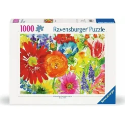 Puzzle 1000 pièces : Explosion de fleurs - Ravensburger