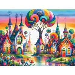 Puzzle 1000 pièces : FANTASIA STREET - JaCaRou