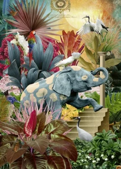 Puzzle 1000 pièces : Faune Fantaisies Elephantaisie - Heye