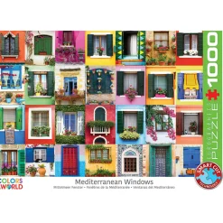 Puzzle 1000 pièces : Fenêtres de la Méditerranée - Eurographics