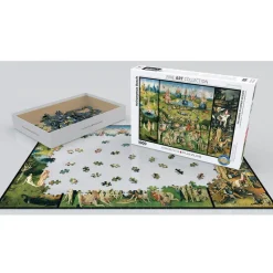 Puzzle 1000 pièces : Fine Art Collection : Le jardin des délices terrestres - Eurographics