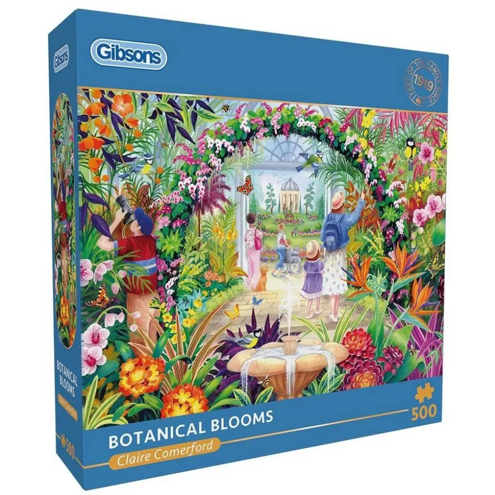 Puzzle 500 pièces : Fleurs botaniques - Gibsons
