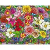 Puzzle 100 pièces : Fleurs en vitrail - Ravensburger
