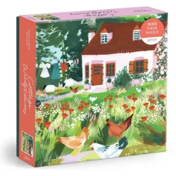 Puzzle 1000 pièces : Fleurs sauvages du cottage - Galison