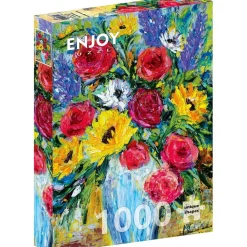 Puzzle 1000 Pièces : Fleurs éternelles - EnjoyPuzzle