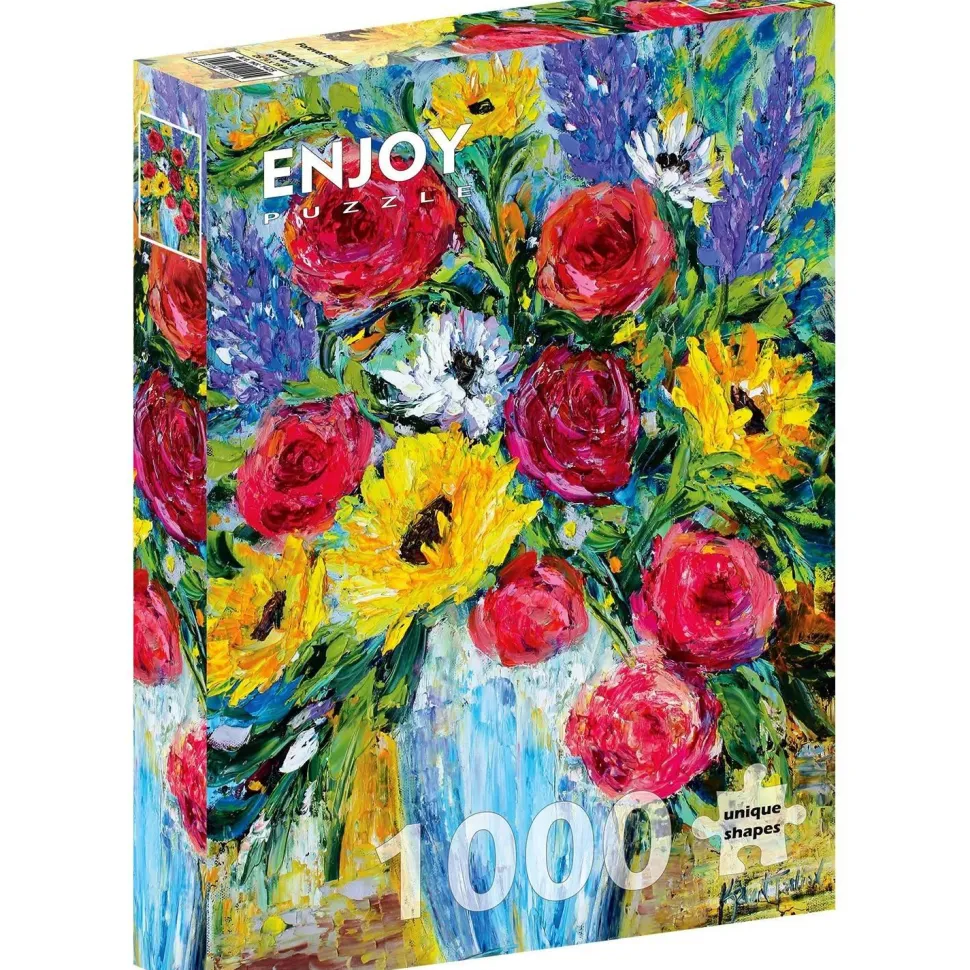 Puzzle 1000 Pièces : Fleurs éternelles - EnjoyPuzzle